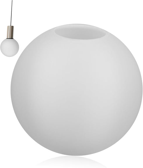 ABOOFAN Frosted Glass Globe Lamp Shade round Ball 80mm Diameter Replacement Lampshade