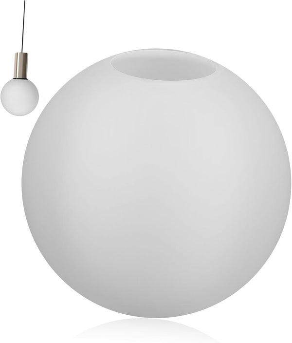 ABOOFAN Frosted Glass Globe Lamp Shade round Ball 80mm Diameter Replacement Lampshade