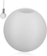 ABOOFAN Frosted Glass Globe Lamp Shade round Ball 80mm Diameter Replacement Lampshade