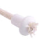 Alcohol Lamps Wick, 10pcs Cotton Wick with 1 Porcelain Wick and 1 Plastic Cap for Glass Alcohol Burner Lamp Accessories