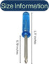 Gadgetime USA Set, Pack 6, 3 mm 2 mm 1.6 mm, Mini Screwdriver of Cross and Flat Tip Sizes Repair Tools with Anti-Slip