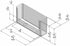 SOURCE ONE Premium Clear Counter Top Postcard Holder Display Fixture, 6 Inch