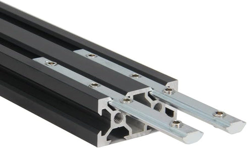 10PCS Straight Line Inside Connector Joint Bracket with M5 Screws, Length 3.9 Inch for 6mm T Slot Aluminum Extrusion