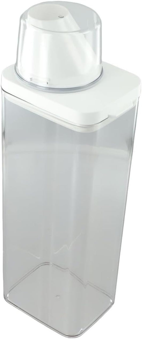 Generic Organization(1500ml) Airtight Laundry Detergent Container With Measuring Cup, Leak-Proof Plastic Storage Box