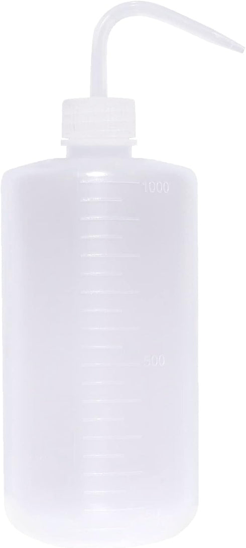 Oubest 1000ml Squeeze Bottle, LDPE Plastic Wash Bottle for Irrigation Plant and Medical Lab