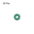 uxcell Fluorine Rubber O-Rings, Green, Pack of 20, 5.5mm OD, 1.7mm ID, 1.9mm Width FKM Seal Gasket
