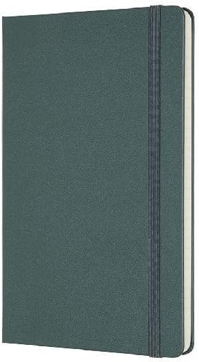 Moleskine PRO Large Notebook, Hard Cover, 240 Pages (5" x 8.25"), Professional Project Planning, Forest Green