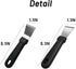 Yopolaz 4 Pack Grill Scraper - Small Metal Grill Scraper Tool for Outdoor BBQ Stiff Grill Pan Cleaning Scraper Spatula