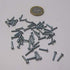 K-mac 18-8 M2.5 .45 mm 8 mm 300 Zinc Plated Stainless Steel Cheese Head Slotted Machine Screws, FT, x Thread Size x