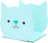 Lovely Cat Pattern Kids Bookends Student Book Ends Metal Office Desk School Library Decoration Bookshelf Book Organizer