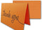 CutCardStock Thank You Note Cards & Envelopes, 25 Cards and Envelopes, Orange Fizz
