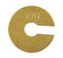 EISCO Slotted Weight Set, 100g - Brass with Hook, Removable Weights - 10g Each