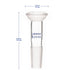 Glass Adapter with Ball Socket, Borosilicate Connecting Adapter with 35/20 Top Spherical Joint for Laboratory Use
