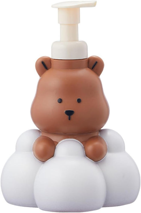 Geavonyg 250 / 500ml Cute Foam Dispenser Bathroom Cartoon Bear Hand Sanitizers and