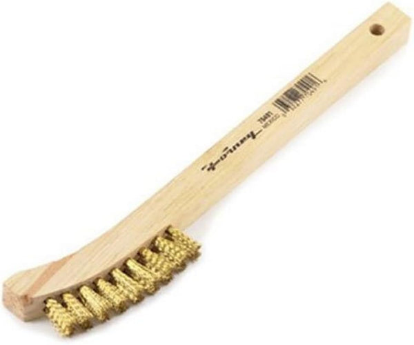 Forney 70491 Brass Wire Scratch Brush for Cleaning