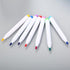 YIKANGHENG 40 Pcs Multicolour Permanent Dry Erase Wipable Markers with Blackboard Brush Sponge for Various Surfaces