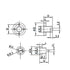 2-Pack 3D Printer T8 POM Anti Backlash Nuts Tr8x2 for Lead 2mm Pitch, DIY CNC Accessories (2mm Lead of Thread)