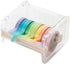 Transparent Washi Packaging Tape Dispenser, Cutter Roll Tape Holder for Desktop Office Tape Holder