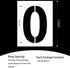 12 Inch Large Number Stencils Reusable Plastic Number Stencils Address Number Painting Stencils Templates for Mailbox Signs Home Address Number(Classic Style)