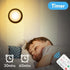 Closet 13 Dimmer, 6 Pack BLS LED Puck Lights with Remote Control, Wireless Under Cabinet & Lighting, RGB Color Changing