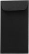 JAM PAPER #7 Premium Coin Business Envelopes - 3 1/2 x 6 1/2 - Smooth Black - 50/Pack