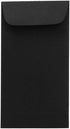 JAM PAPER #7 Premium Coin Business Envelopes - 3 1/2 x 6 1/2 - Smooth Black - 50/Pack