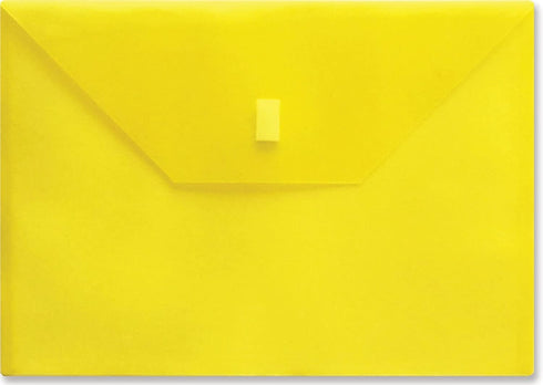 Lion Design-R-Line Poly Envelope, Transparent Yellow, 9 3/8 x 13 Inches, Pack of 6 (22080-YW-6P)