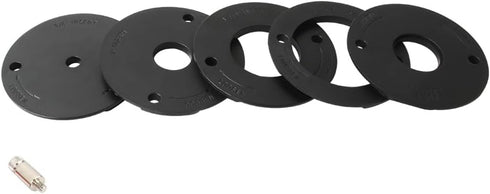 Set 5 Pack, RTS02B O'SKOOL Router Table Insert Ring for O'SKOOL Aluminum Router Table Insert Plate