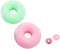 Candy Color Tape Dispenser, Cute Small Donut-Shaped Organizer for Home Office or School (2Pcs Round)