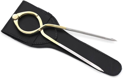Brass Nautical Navigation Divider with Leather Case Compass Divider for Naval &