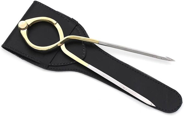 Brass Nautical Navigation Divider with Leather Case Compass Divider for Naval &