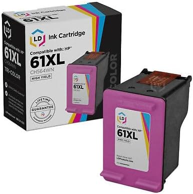 LD Remanufactured Replacement for HP 61 CH562WN Color Ink Cartridge