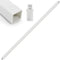 Durable Plastic Wall Mounted Replacement Towel BAR 24" Rod with Spring Loaded Ends