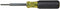 Klein Tools 32559 6-in-1 Multi-bit Screwdriver/Nut Driver, Extended Reach with Phillips and Slotted Bits