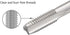 Metric Machine Thread Tap for Electric Drill, DIY H2 HSS Straight Flutes, M10 x 1.25mm (2pcs)