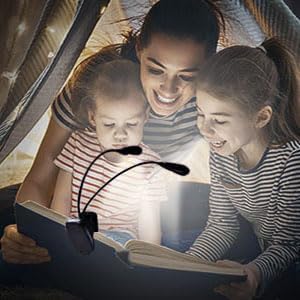 Generic LED Eye Protection Book Night Light Adjustable Mini Clip-On Study Desk Lamp Battery Charge Flexible for Travel