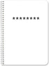 BookFactory Password Organizer Journal - 120 Pages, 5'' x 7'', Thick Translucent Cover, Wire-O Binding (Made in USA)