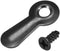 uxcell Frame Turn Button, 3/4" Metal Ridged with Screws for Hanging Pictures, 30 Pcs (Black)