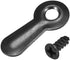 uxcell Frame Turn Button, 3/4" Metal Ridged with Screws for Hanging Pictures, 30 Pcs (Black)