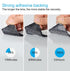 Industrial Strength Sticky Back Fastener, 2 x 6 Inch, 6 Sets, Interlocking Tape Mounting Tape for Carpet