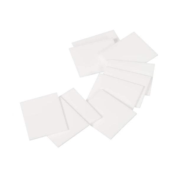 PATIKIL Alumina Ceramic Sheet Cooling Pad, 50pcs Insulating Sheet for MOS Transistor 25x20x1mm