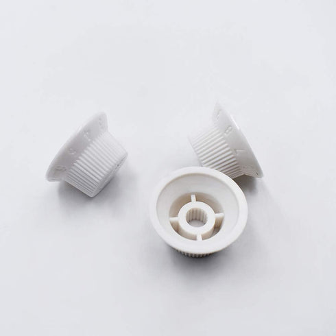 GENERIC 3 Guitar Volume Tone Control Button Knob Potentiometer Cap Guitar Instrument Accessories White Pcs Practical