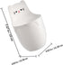 Wall-mounted Cartoon Cat Storage Caddy White Multifunctional Pen and Marker Organizer for Office Desk Side Hanging