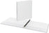 Universal Deluxe Round Ring View Binder, 1/2-Inch Capacity, 8.5 x 11, White