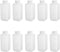 Aicosineg 10Pcs 8.45oz Square Plastic Reagent Bottles for Lab Chemical Storage