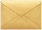 LUXPaper A7 Baronial Invitation Envelopes | Gold Metallic, Pointed Flap, 5 1/4" x 7 1/4", 50 Qty