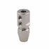 Ruiwaer 4x5mm Model Electric Boat Drive Shaft Connection Latch Silver Positive Flexible Collet Coupling CNC Motor Shaft