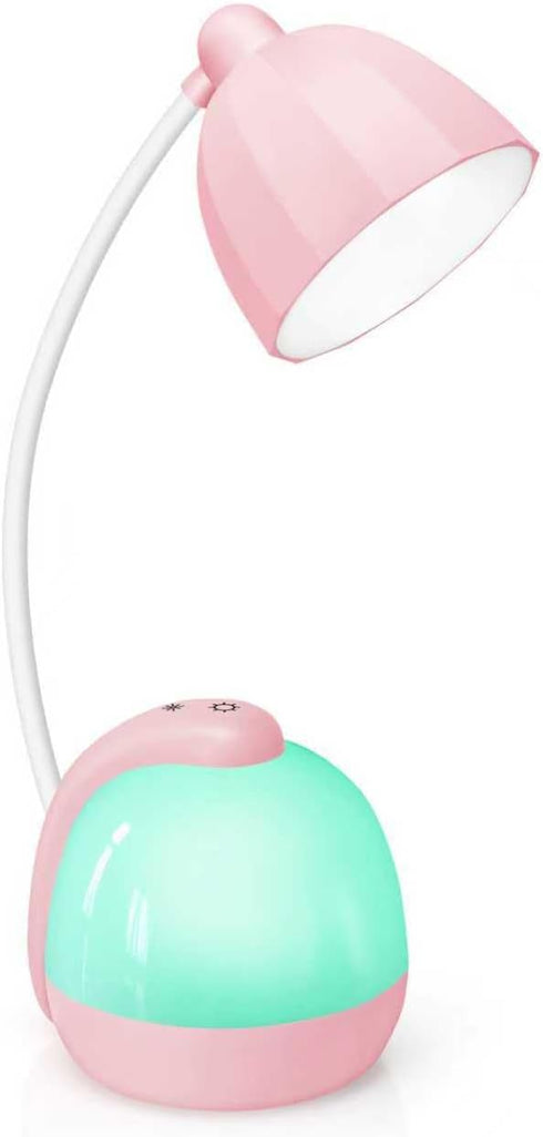 Sinliton LED Desk Lamp with Night Light, 7 Color Changing Modes & USB