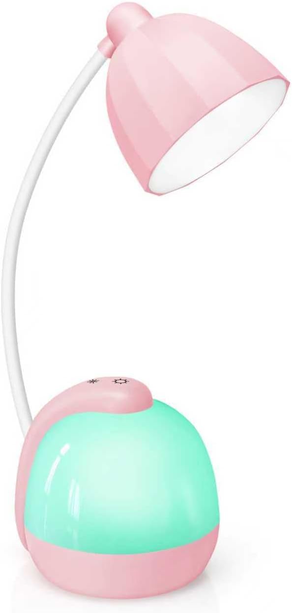 Sinliton LED Desk Lamp with Night Light, 7 Color Changing Modes & USB