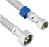 LASCO 10-0161 60-Inch Flex Stainless Steel Braided Water Supply, 3/8-Inch Female Compression to 1/2-Inch Female Iron